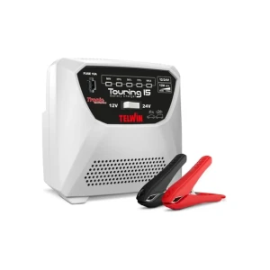 Încărcător pentru acumulatoare auto touring 15 tronic 12/24 v dc telwin