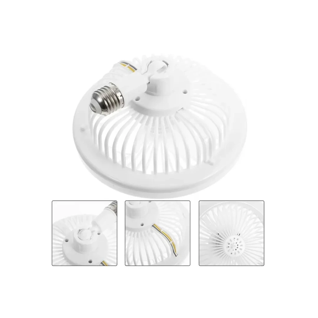 Lustră cu ventilator 25 w e27 ip20 220 - 240 v elmos 2