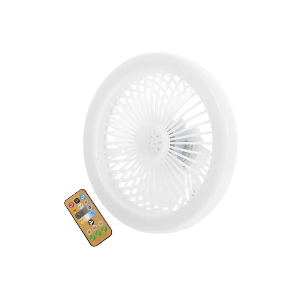 Lustră cu ventilator 25 w e27 ip20 220 - 240 v elmos 4