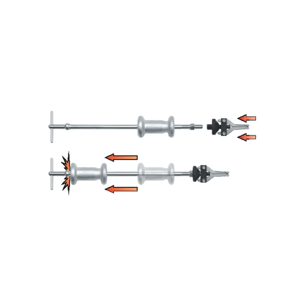 Set ciocan extractor rulmenți și bucșe yato 3