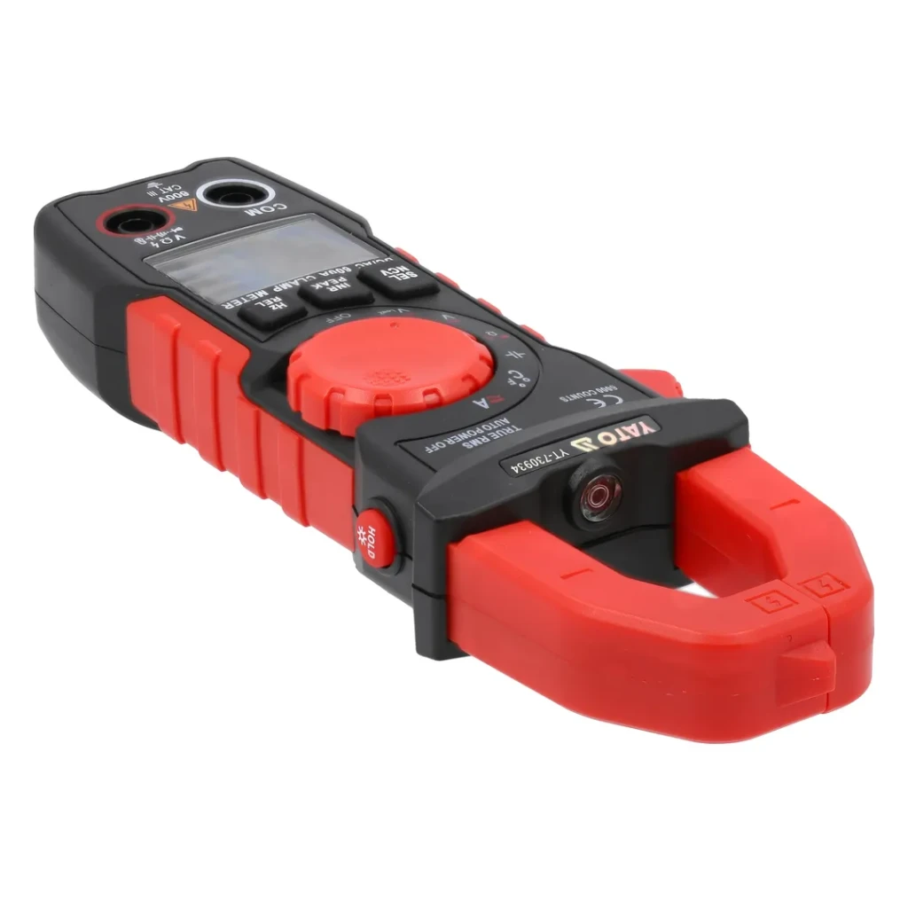 Токоизмерительные клещи 0 - 600 a 600 в ac/dc yato 3