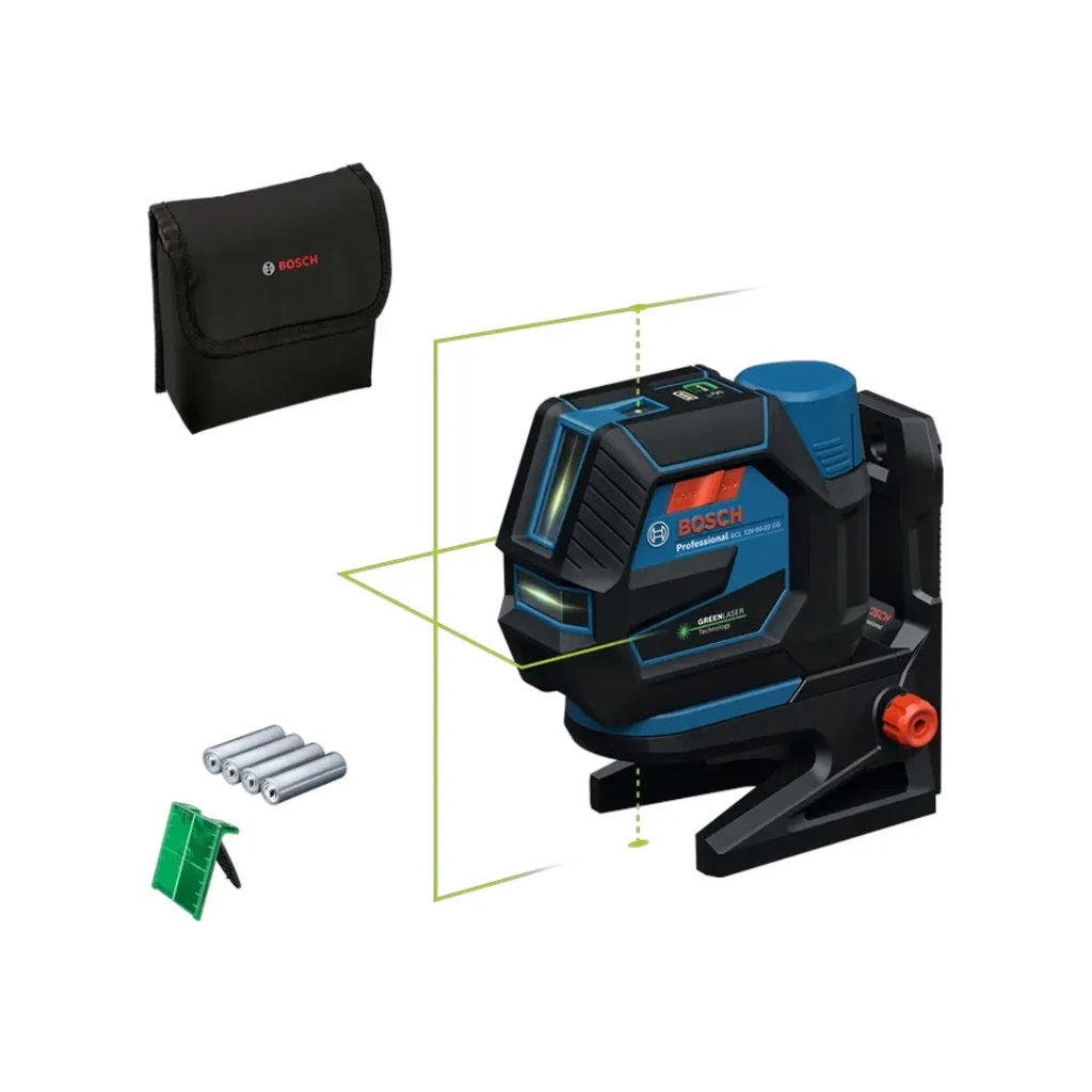 Nivelă cu laser gcl 12v-50-22 cg verde 25 m 12 v ip65 bosch 2