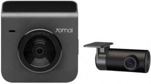 Set DashCam față și spate 70mai Dash Cam A400, 2560x1440, Gri