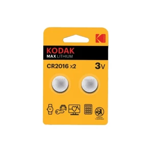 Батареи cr2016 3 в 2 шт. kodak