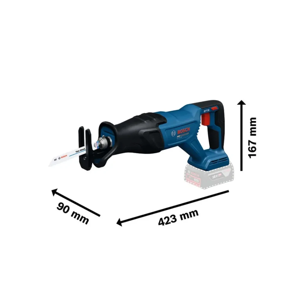 Fierăstrău cu sabie pe acumulator (fără acumulator) gsa18v-280 18 v bosch 2
