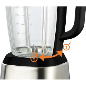 Blender staționar gorenje b1400be, negru | oțel inoxidabil Thumbnail 2