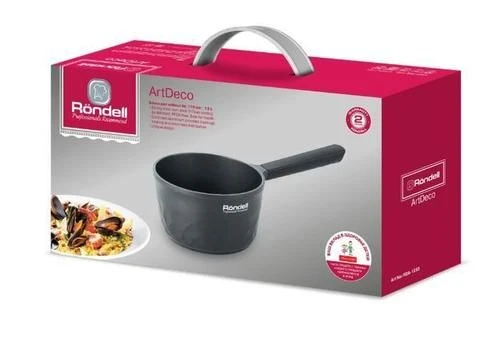 Căuș rondell rda-1253, 1,5l, 16cm, negru 6