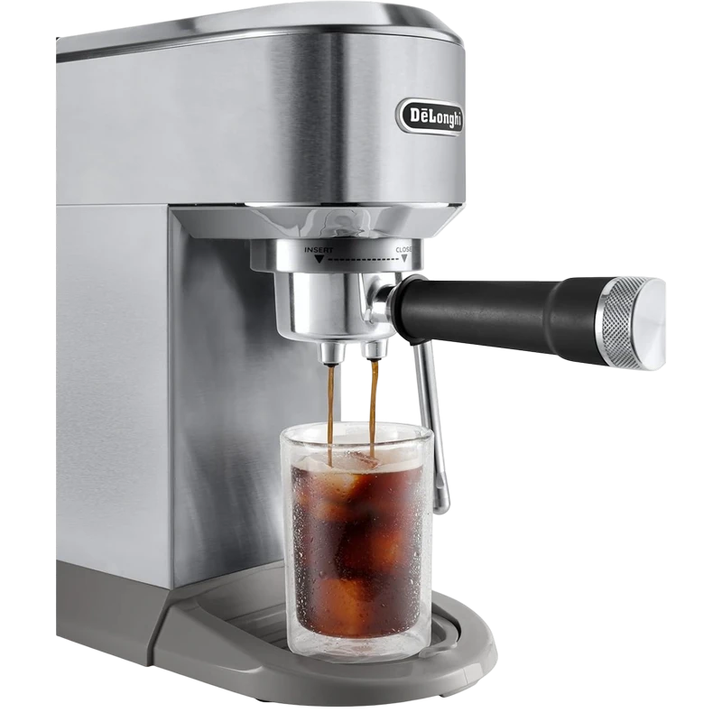 Cafetiera manuala delonghi ec 890.m, 1450w, oțel inoxidabil 5