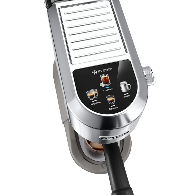 Cafetiera manuala delonghi ec 890.m, 1450w, oțel inoxidabil 2