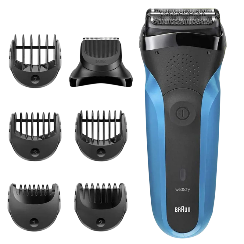 Aparat de ras electric braun 310bt, negru | albastru 4