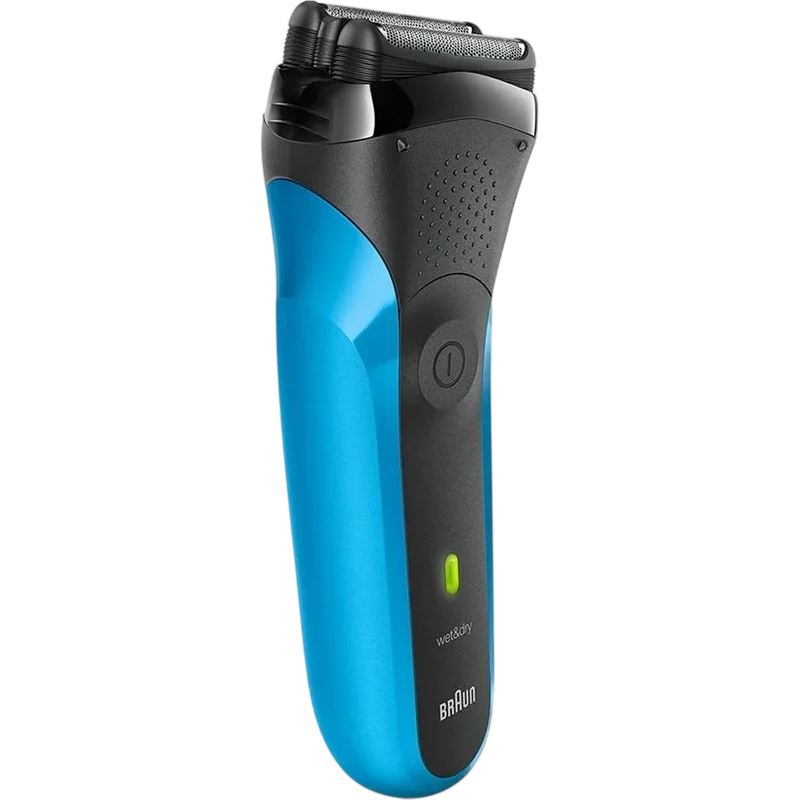 Электробритва мужская braun 310bt, черный | синий 2