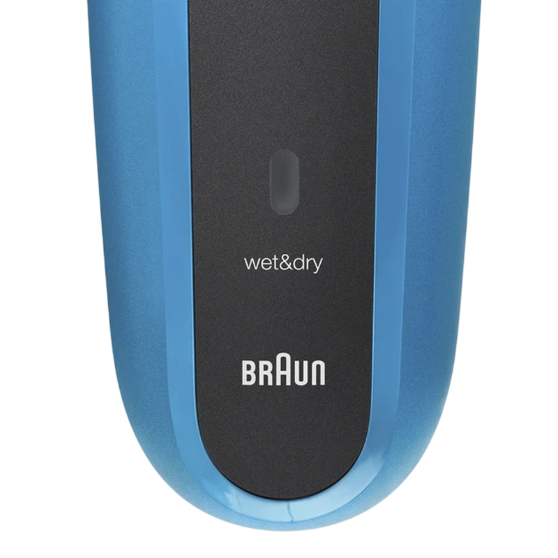 Электробритва мужская braun 310bt, черный | синий 6