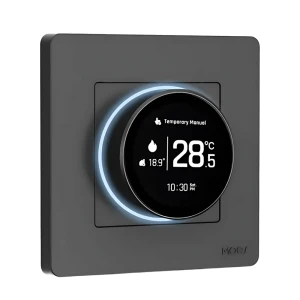 Moes zigbee star ring smart thermostat temperature controller water/gas boiler 5a, grey Thumbnail 1