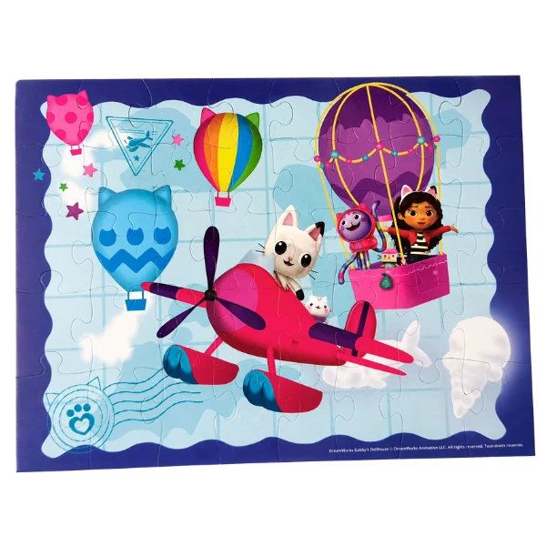 Puzzle gabby’s dollhouse „aventura în aer”, 48 piese 2