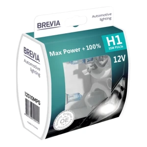Brevia 12010mps h1 12v 55w p14.5s putere maximă +100% s2 2pci