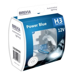 Brevia 1230pbs h3 12v 55w pk22s power blue s2 2pci