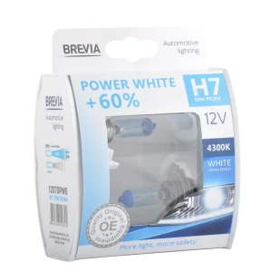 Brevia 12070pws h7 12v 55w px26d power white +60% 4300k s2 2 шт. Thumbnail 2