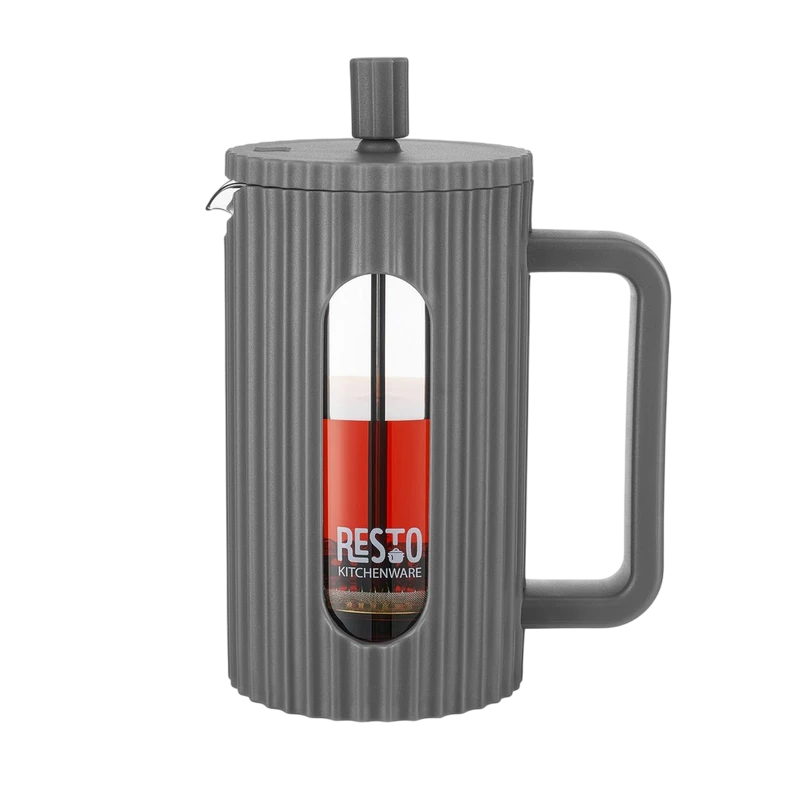 Cafetiera french press resto 90534, 0,6l, gri inchis 13
