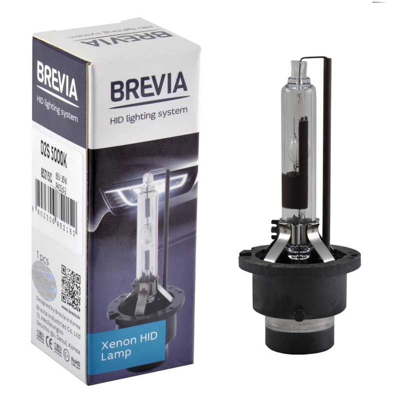 Brevia 85215c лампа xenon d2s, 5000k, 85v, 35w pk32d-2 1шт 2