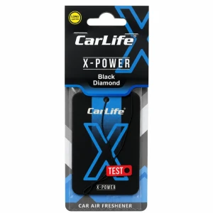 Carlife 539810 aromă de celuloză pentru aer - gheata neagra 1pci Thumbnail 1