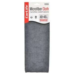 Carlife cc933 pânză din microfibră, 40x40 cm., gri 1pci