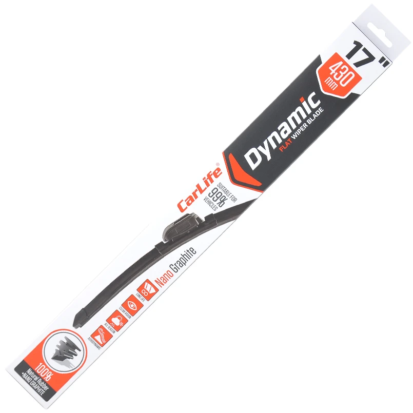 Carlife d43 бескаркасная щетка стеклоочистителя dynamic 17/430 мм (1 шт.) 2