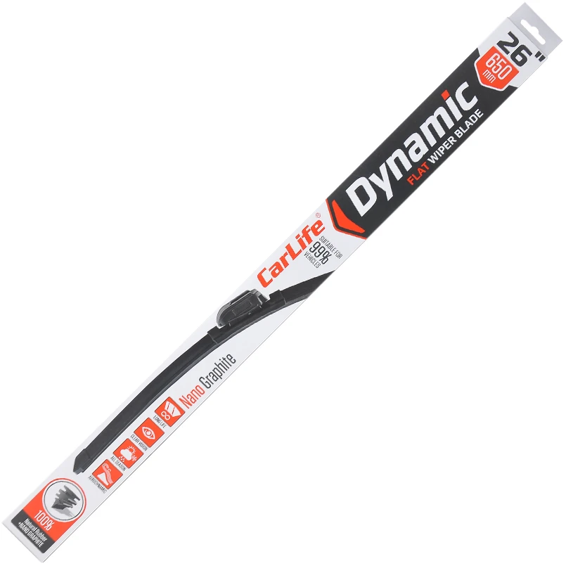 Carlife d65 бескаркасная щетка стеклоочистителя dynamic 26/650 мм (1 шт.) 2
