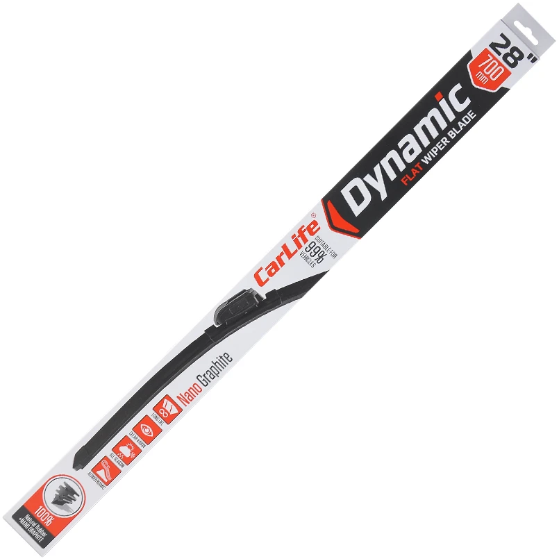Carlife d70 бескаркасная щетка стеклоочистителя dynamic 28/700 мм (1 шт) 2