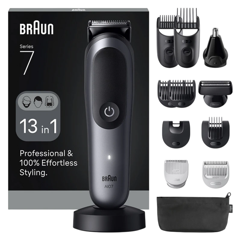 Trimmer pentru bărbați braun aio7560, gri 3