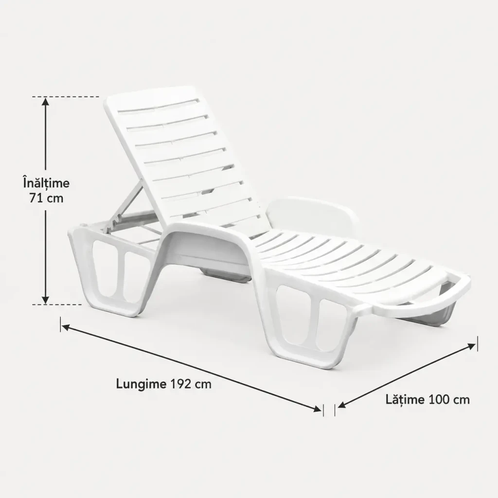 Пляжный шезлонг lettino fisso 029088 2