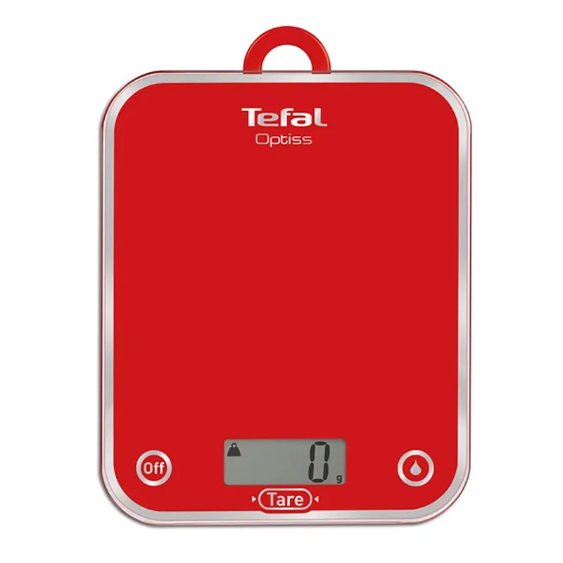 Электронные кухонные весы  tefal bc5003v2, красный 2