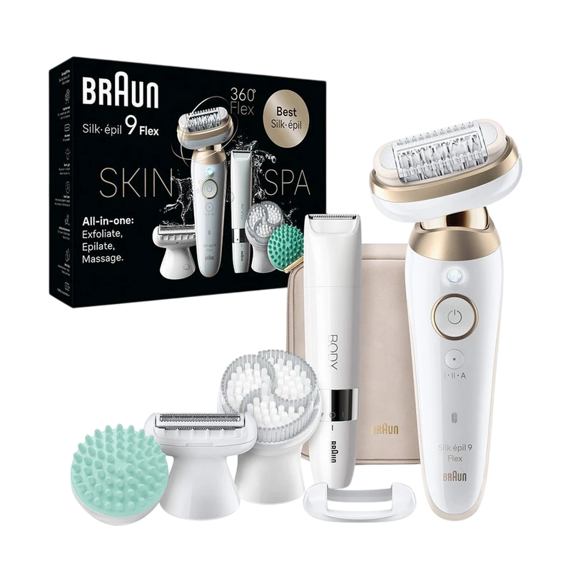 Epilator braun ses9481 3d, alb | auriu 3