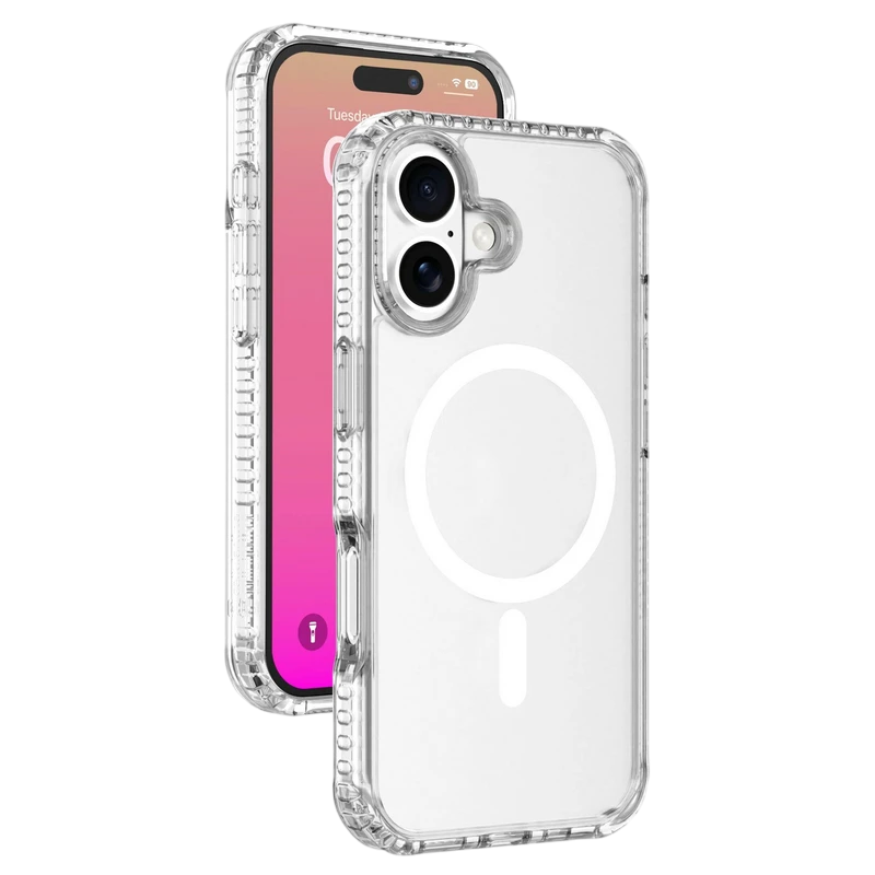 Husă cellularline ultra strong mag pentru apple iphone 17, transparent 4