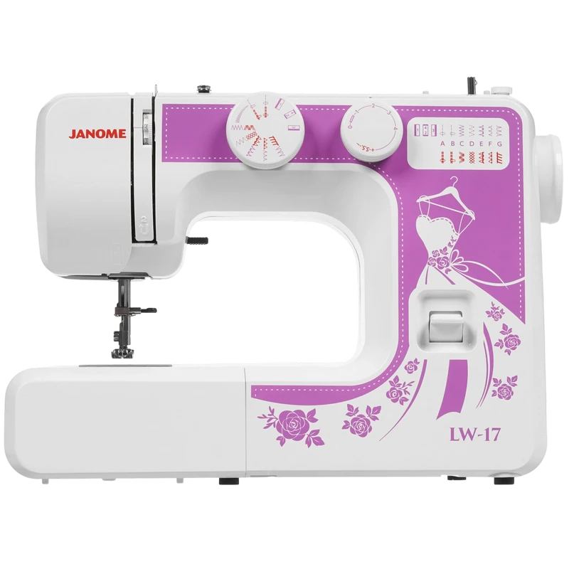 Швейная машина janome lw17, белый 7
