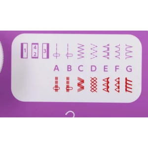 Mașină de cusut janome lw17, alb Thumbnail 10