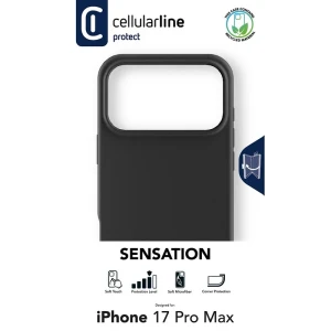 Чехол cellularline sensation для apple iphone 17 pro max, чёрный Thumbnail 5