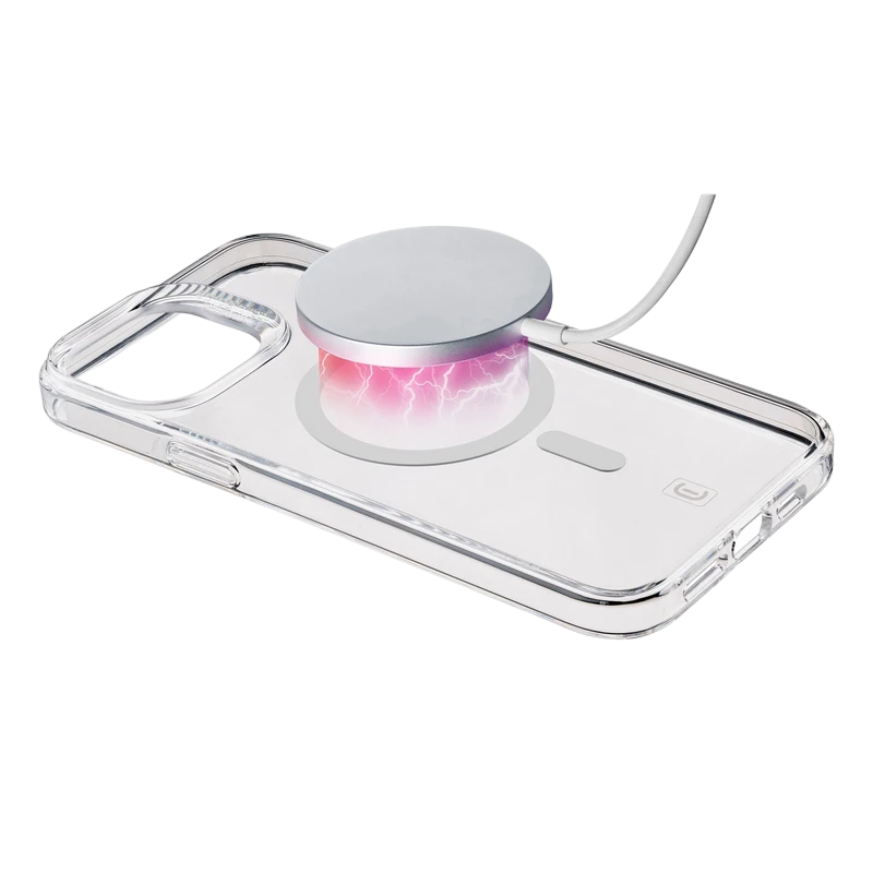 Чехол cellularline gloss mag - iphone 15, прозрачный 3