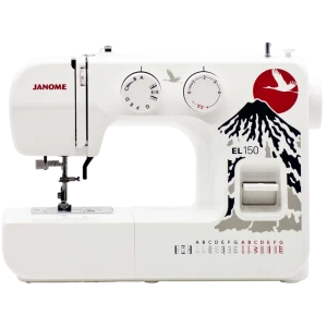 Mașină de cusut janome el-150, alb