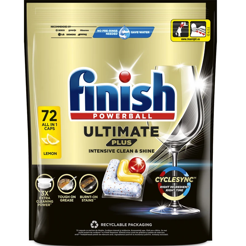 Таблетки finish ultimate plus lemon 72 шт 2