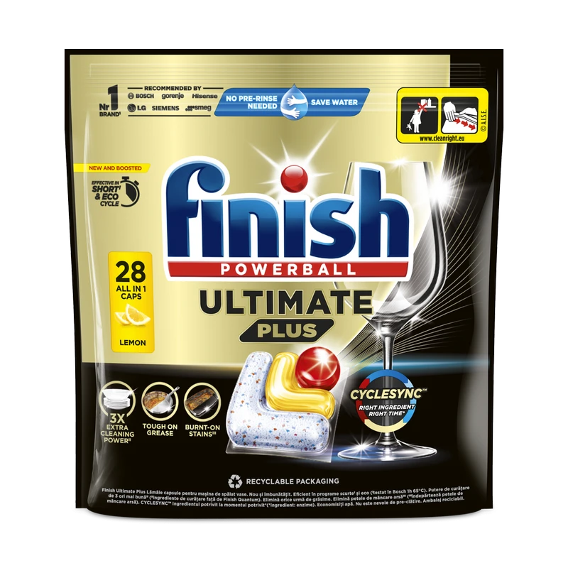 Таблетки finish ultimate plus lemon 28 шт 2