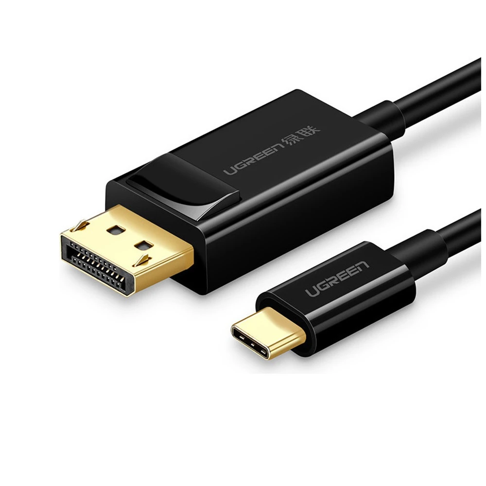 Ugreen cable type-c to displayport 4k@30hz thunderbolt 3 compatible 1.5m mm139, black 3