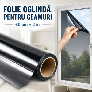 Folie oglindă pentru geamuri – 60cm*2m