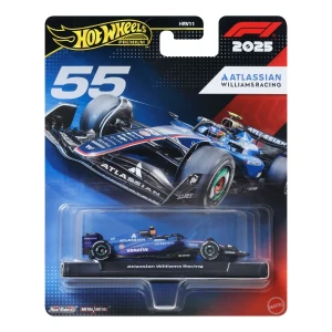 Hot wheels premium formula 1 atlassian williams racing #23 vehicle, 1:64 Thumbnail 4