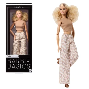 Păpușă de colecție barbie basics „culori neutre” 07