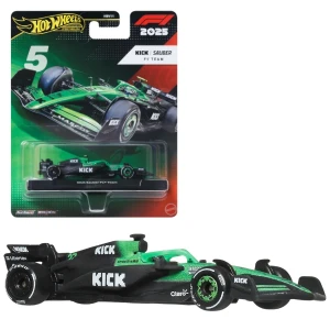 Mașinuță colecționabilă hot wheels „formula 1 premium” echipa kick sauber nr.5, 1:64 Thumbnail 1