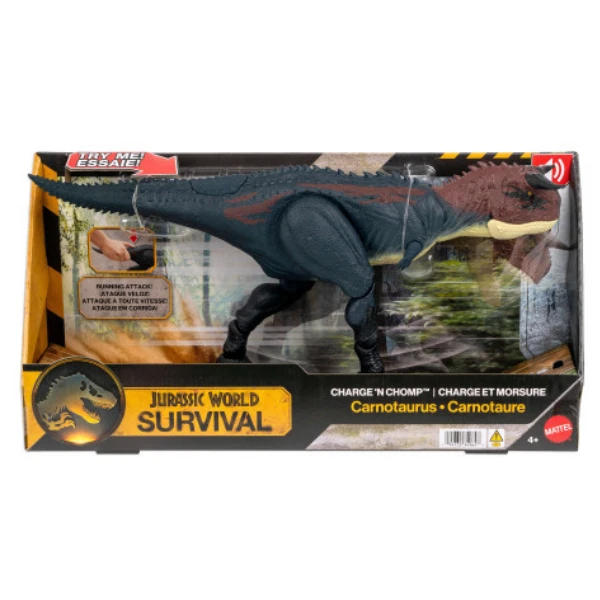 Dinozaur interactiv jurassic world „carnotaurus: aleargă și mușcă” 4