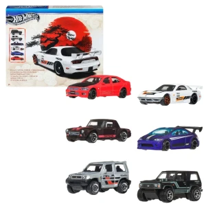 Set mașinuțe hot wheels 1:64 "streets of japan" 6 buc.