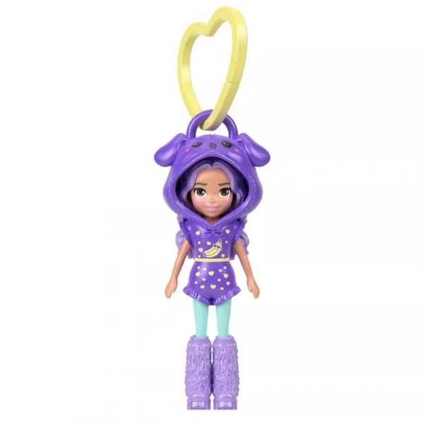 Mini păpușă polly pocket cu breloc, în as. 8