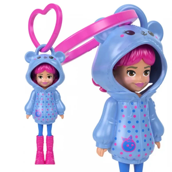 Mini păpușă polly pocket cu breloc, în as. 6