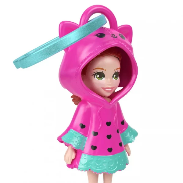 Mini păpușă polly pocket cu breloc, în as. 7